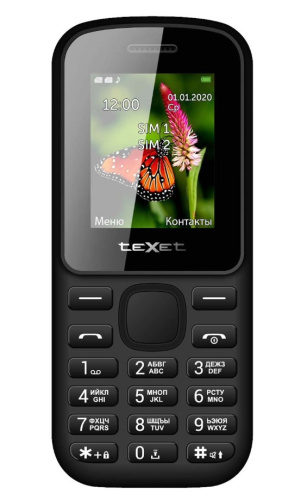 сертифицированный texet TM-130 Черный