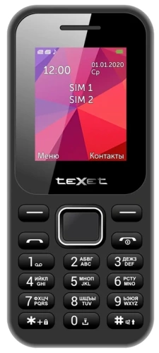 сертифицированный texet TM-122 Черный