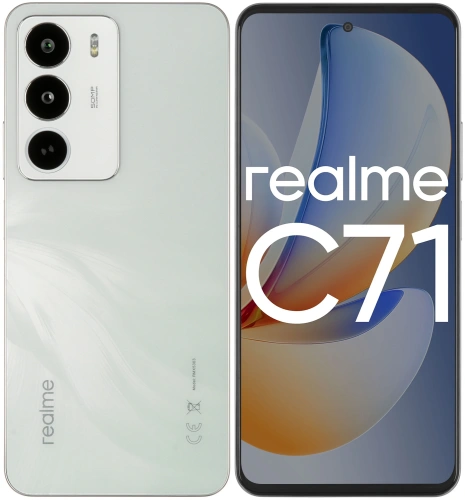 сертифицированный Realme C71 6/128 GB Белый