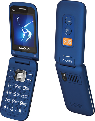 сертифицированный Maxvi E5 up Синий