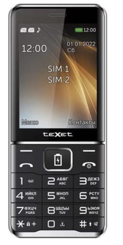 сертифицированный teXet TM-D421 Черный