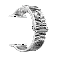 продажа Ремешок для Apple Watch Band 38/40mm Lyambda Polis нейлон белый